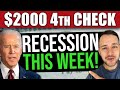 ($2000 4TH RECESSION CHECK! WHAT THEY JUST SAID!) STIMULUS CHECK UPDATE & BREAKING NEWS 07/26/2022