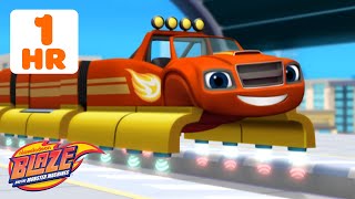 1 HOUR of Blaze's TRAIN Transformations! 🚂 🧲 Magnet Train \u0026 More | Blaze and the Monster Machines