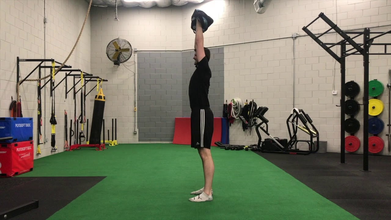 Sandbag Push Press YouTube