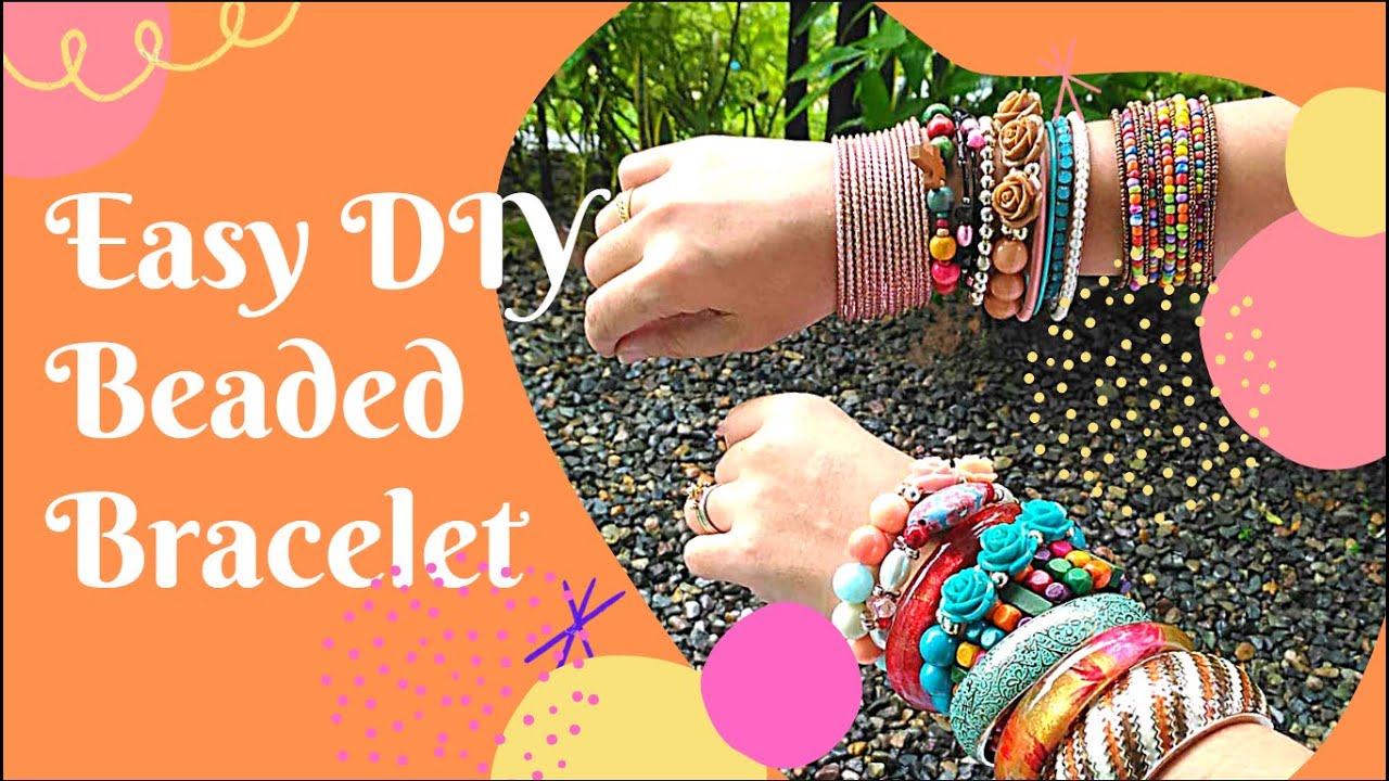 How To Restring Beaded Bracelet Simple And Easy YouTube