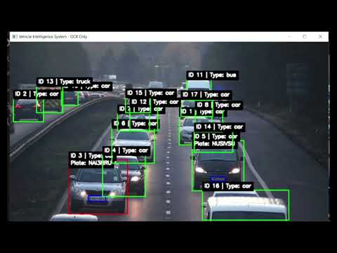 Real-Time Vehicle Detection & License Plate Recognition System (AI + OCR + Tracking)