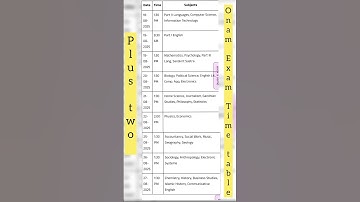 Kerala plustwo onam exam time table 2025👆 #shorts #exam #timetable #onamexam2025