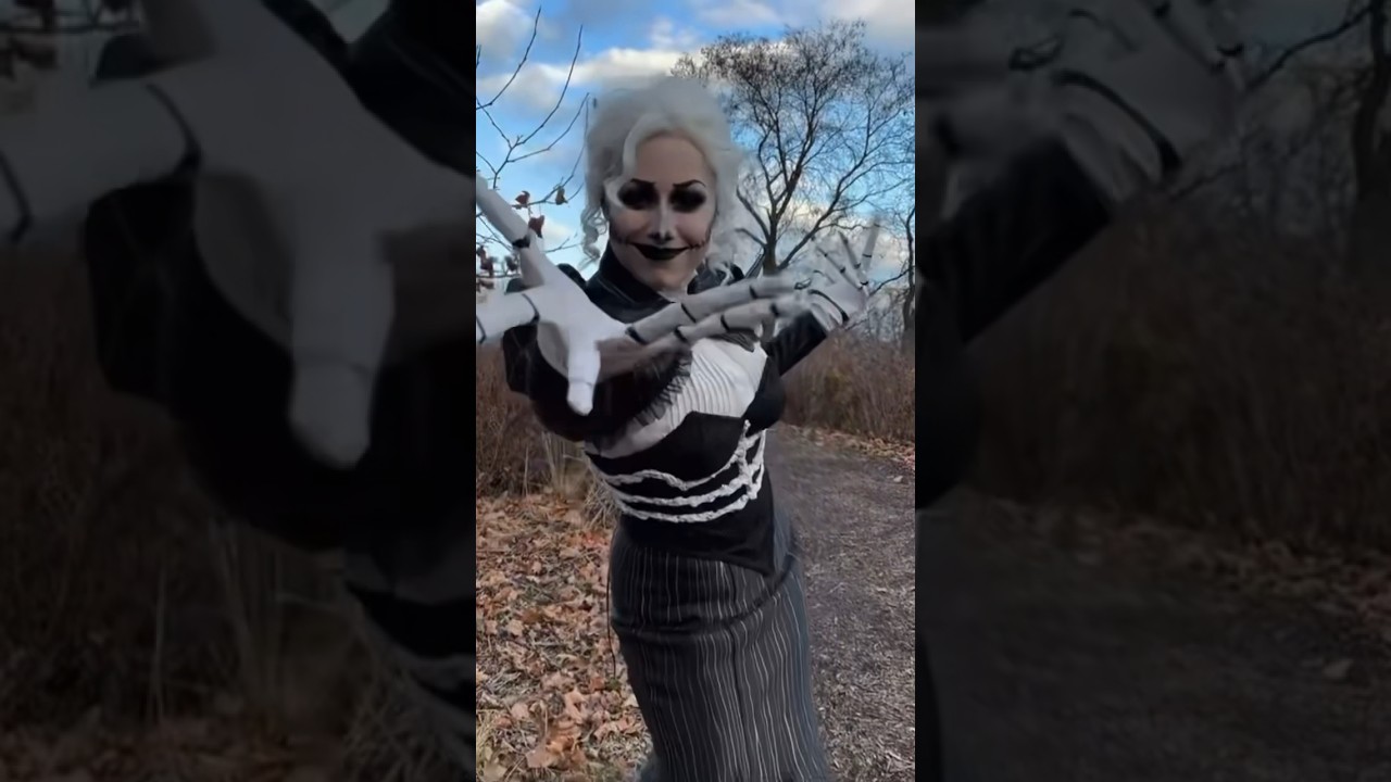 The making of miss Jack Skellington #thenightmarebeforechristmas #jackskellington #cosplay