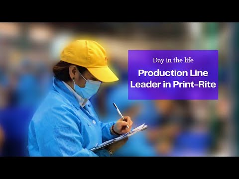 Day In The Life: Production Line Leader in Print-Rite