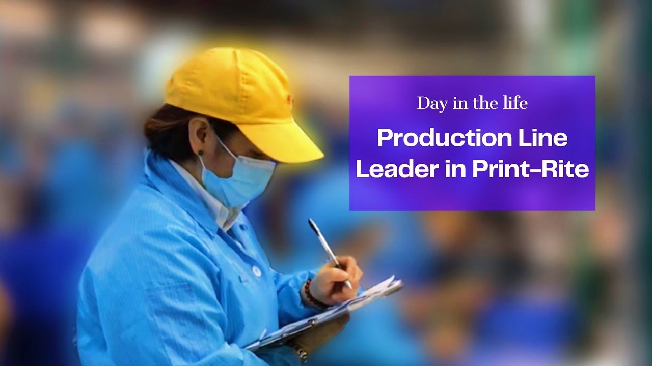 Day In The Life Production Line Leader in PrintRite YouTube