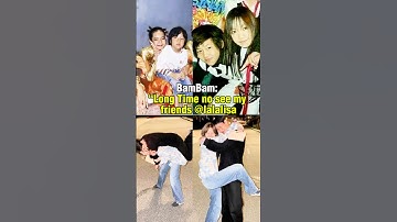 BAMBAM AND LISA MET IN PARIS 😱 #lisa #bambam #lalisa