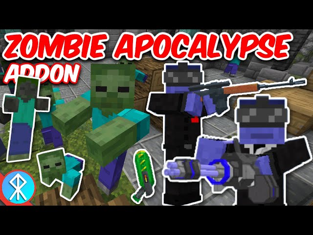 Zombie Apocalypse v2 Add-On!!! for MCPE/Win10 0.16.0/0.17.0