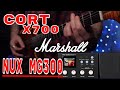 CORT X700 + NUX MG300 + BASS = I AM A VIKING /  YJM small cover /