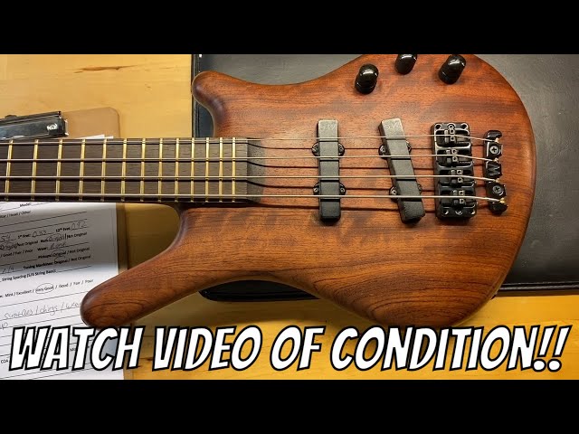 1996 Warwick Thumb Neck Thru NT 4 String Bass - YouTube