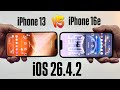 iPhone 13 vs iPhone 16e on iOS 26.4.2 ⚡ Speed Test, Battery &amp; Performance Comparison!