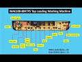Top Loading washing machine PCB wire connection