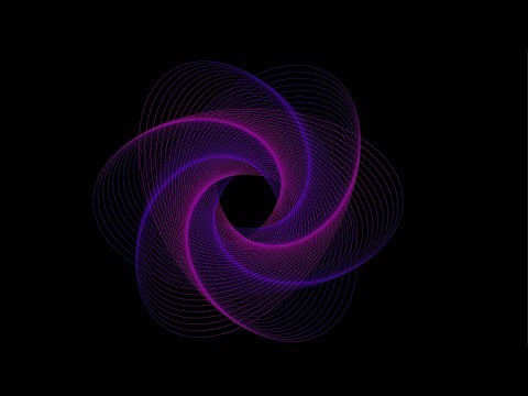 Geometric Line art tutorial | wave pattern illustrator | Abstract pattern illustrator