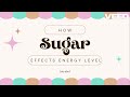 How sugar affects your energy level?