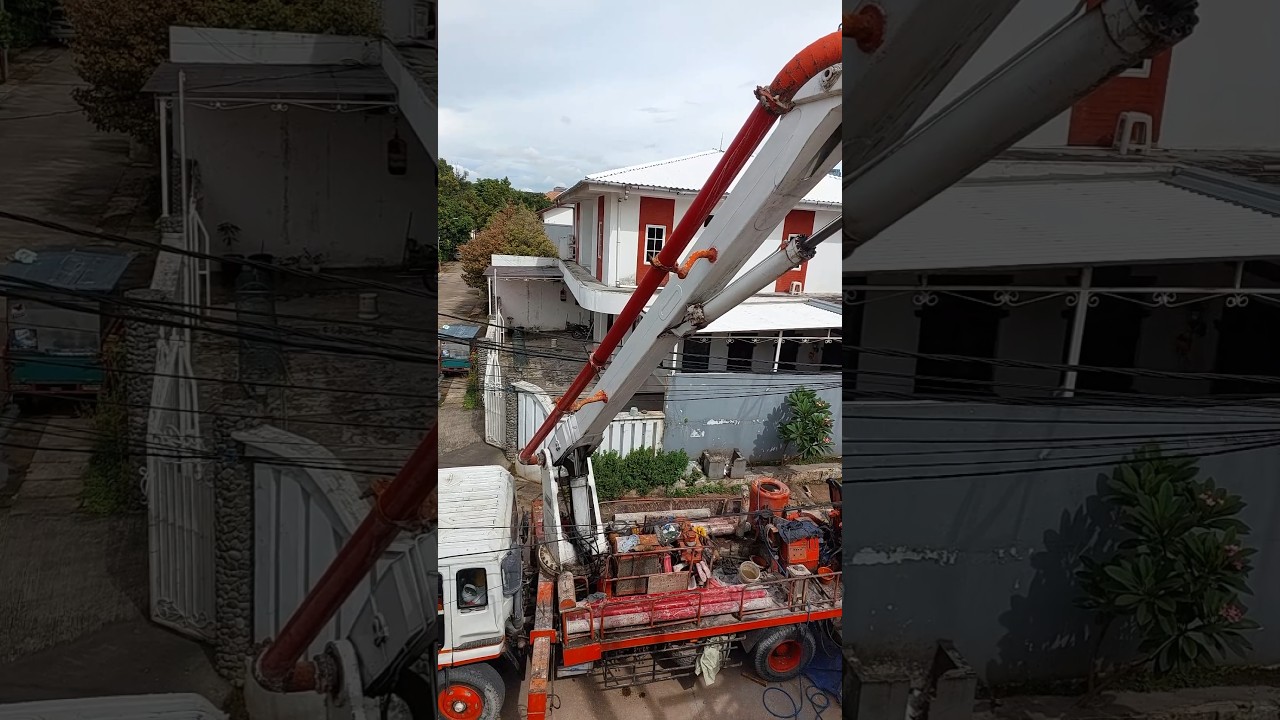 Persiapan Pengecoran dengan Concrete Pump
