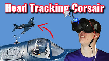 Custom 1.2M EFlite F4U Corsair – Head Tracker, 3D Prints & FPV Maiden Flight!