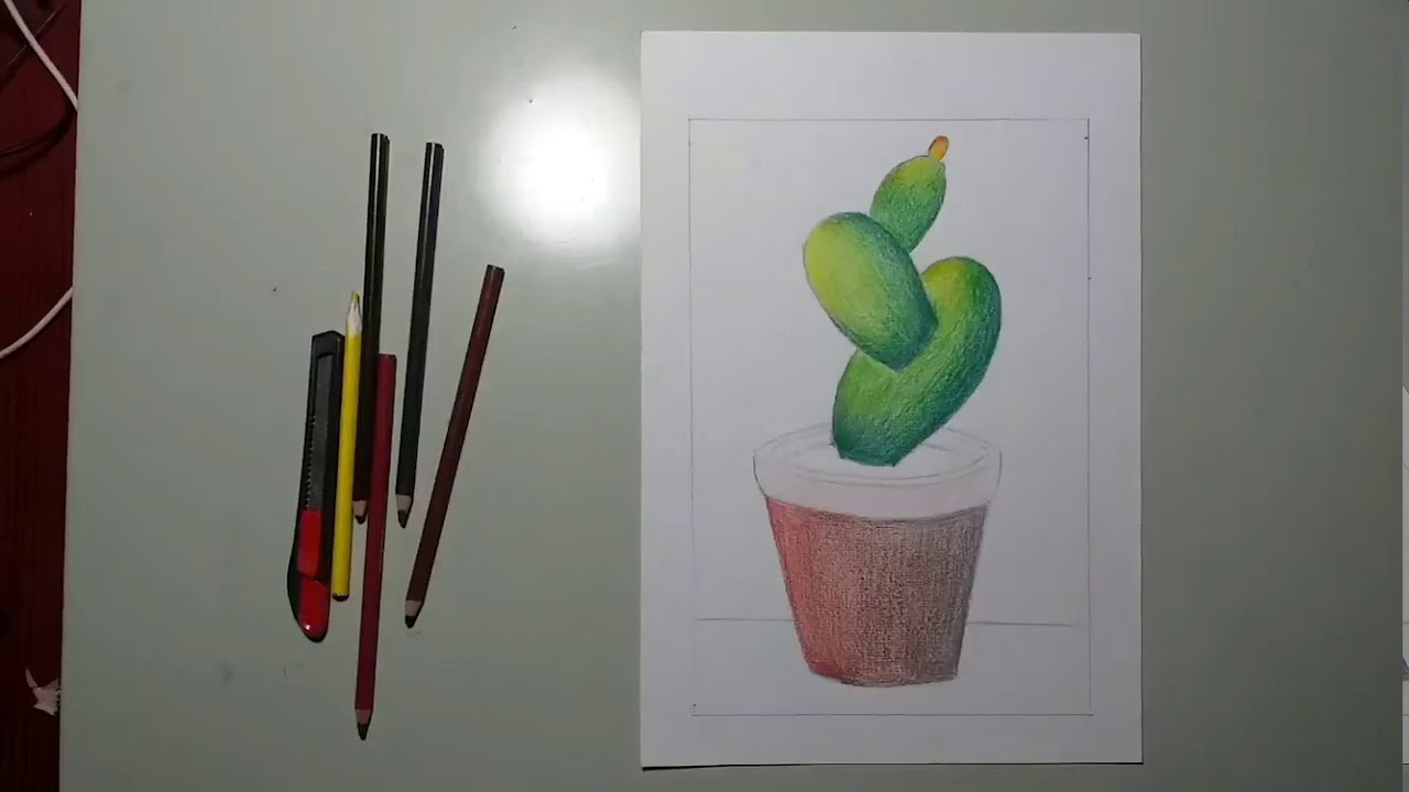 pala superávit límite Técnica en Crayon de Madera 4 - YouTube