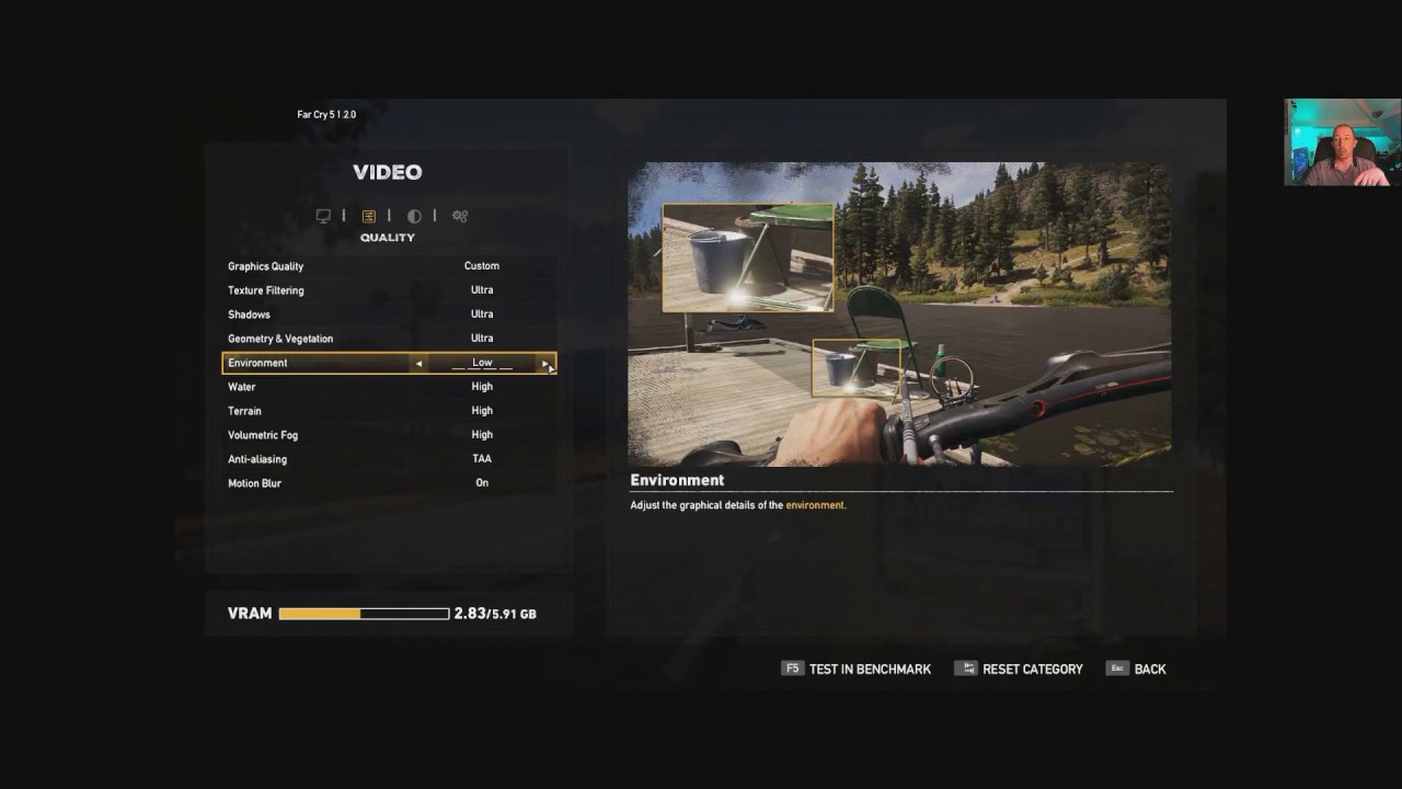 Far cry 5 pc 12 9 all settings options guide performance tests with