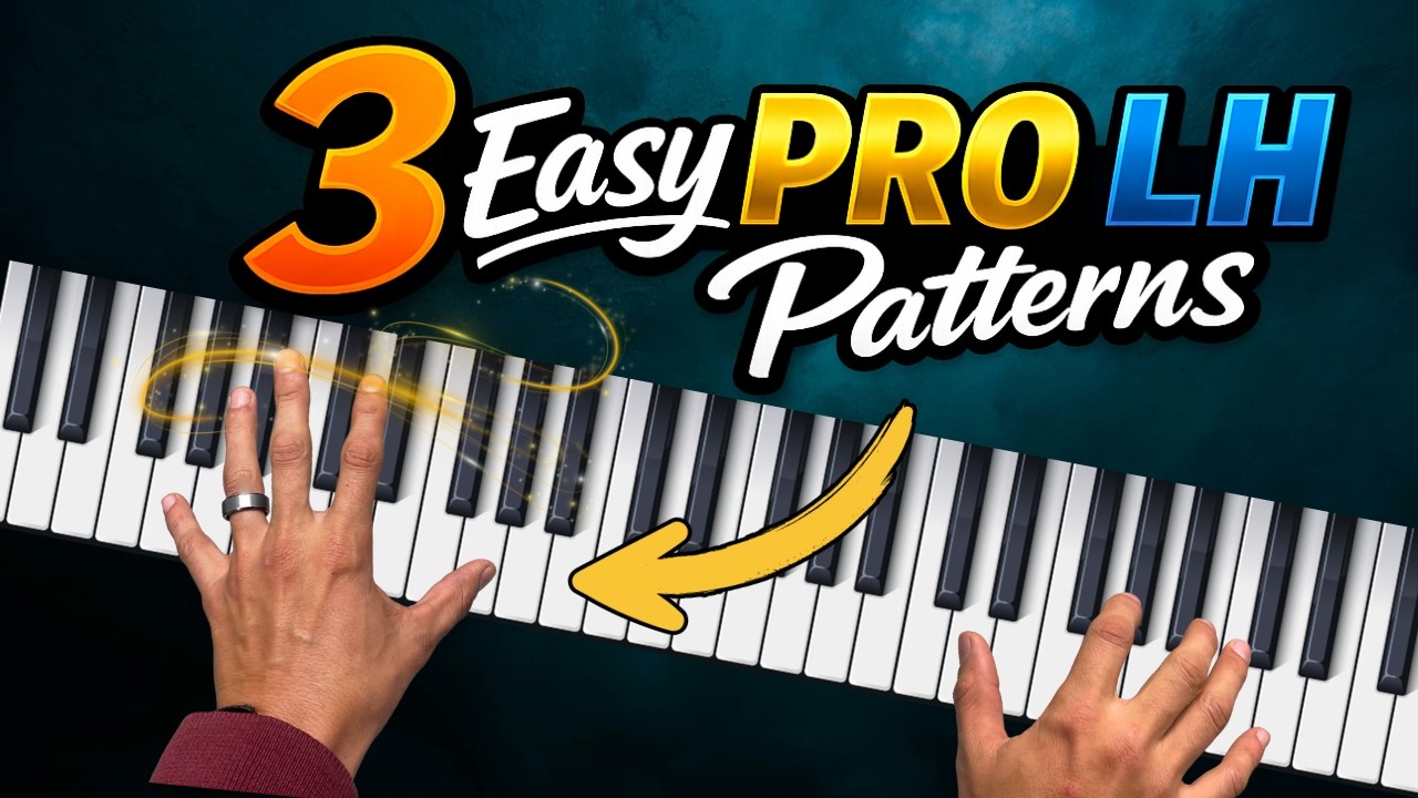 在 YouTube 上观看 The Only 3 Left Hand Patterns You Need to Sound Like a Pro Church Pianist 在 YouTube 上观看 The Only 3 Left Hand Patterns You Need to Sound Like a Pro Church Pianist