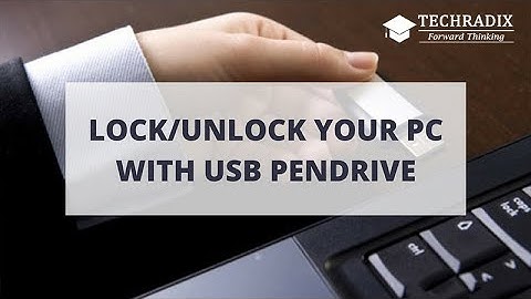 how #Lock and #Unlock #PC Using #USB #pendrive.