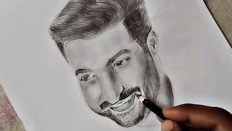 Drawing N. T. Rama Rao Jr. Step By Step | Jr. NTR Drawing | Sudipta Art City