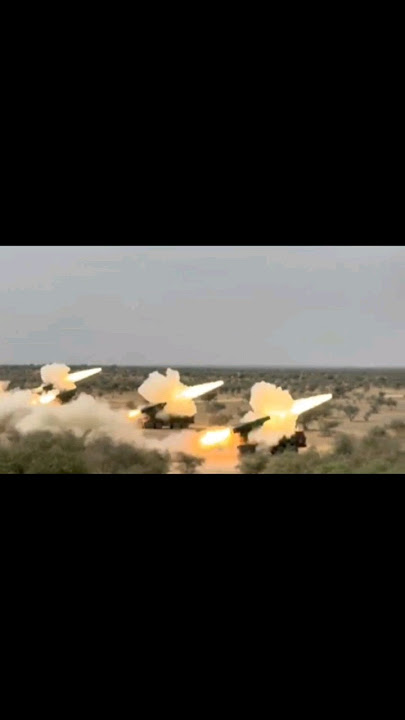 PINAKA Multi Barrel Rocket Launcher in Action | Regiment of Artillery Indian Army