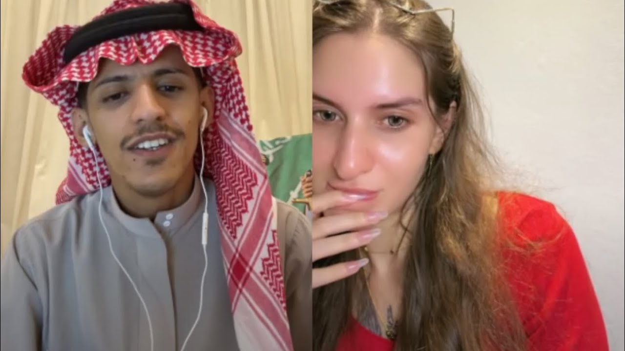 سعود بن خميس مع البنت العراقية التي بكت على موال الأم تعود