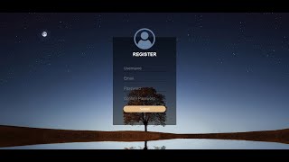 How to create a transparent Registration form using HTML and CSS / Sign up page using HTML and CSS