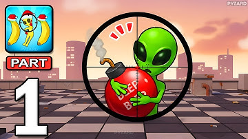 Sniper 3D: Alien War - Gameplay Walkthrough Part 1 - Camo Alien Sniper Shooter (Android, iOS)