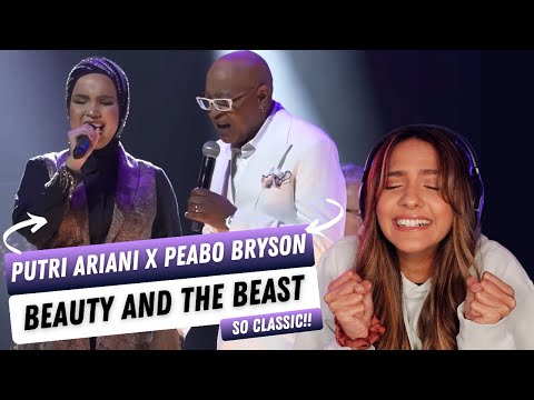 Putri Ariani ft Peabo Bryson - Beauty and the Beast (David Foster n Friends in Asia) | REACTION!!