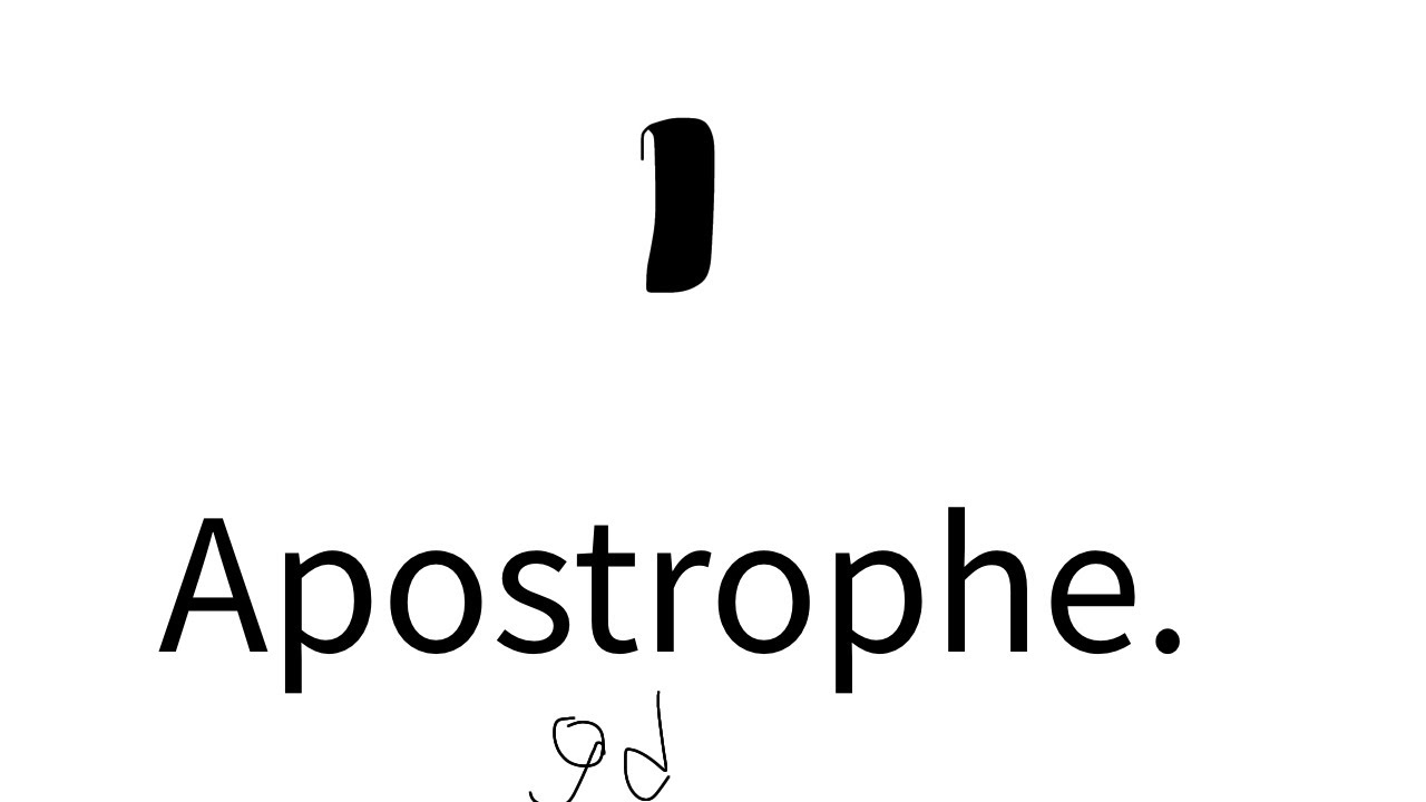 apostrophe effect tutorial - YouTube