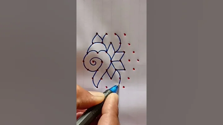 7*4 dots simple rangoli designs #akkirangoli#dailymuggulu#muggulushorts@akkirangoli