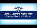 2026 John I. Leonard Community High School Graduation