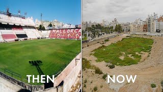 Abandoned Stadiums Then and Now