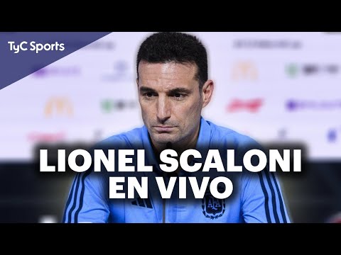 LIONEL SCALONI EN CONFERENCIA DE PRENSA 🔥 EL DT DE LA SELECCIÓN ARGENTINA HABLA EN TyC SPORTS ⚽