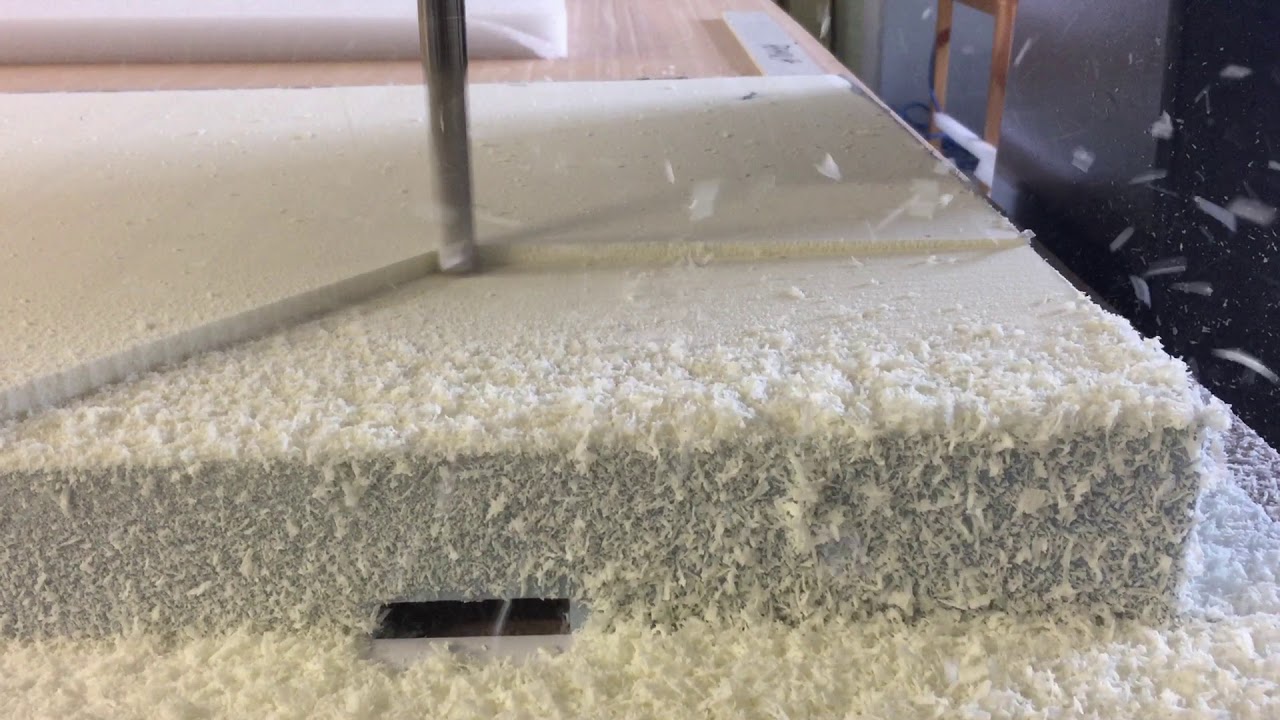 Polyisocyanurate foam (PIR) milling YouTube
