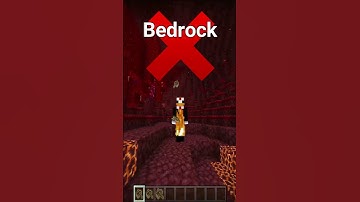 Java VS Bedrock  Can You Run On Lava Using Boats