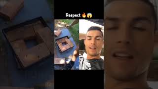 Cristiano Ronaldo React Video #short #football #soccer #ronaldo #messi #neymar #respect #tiktok