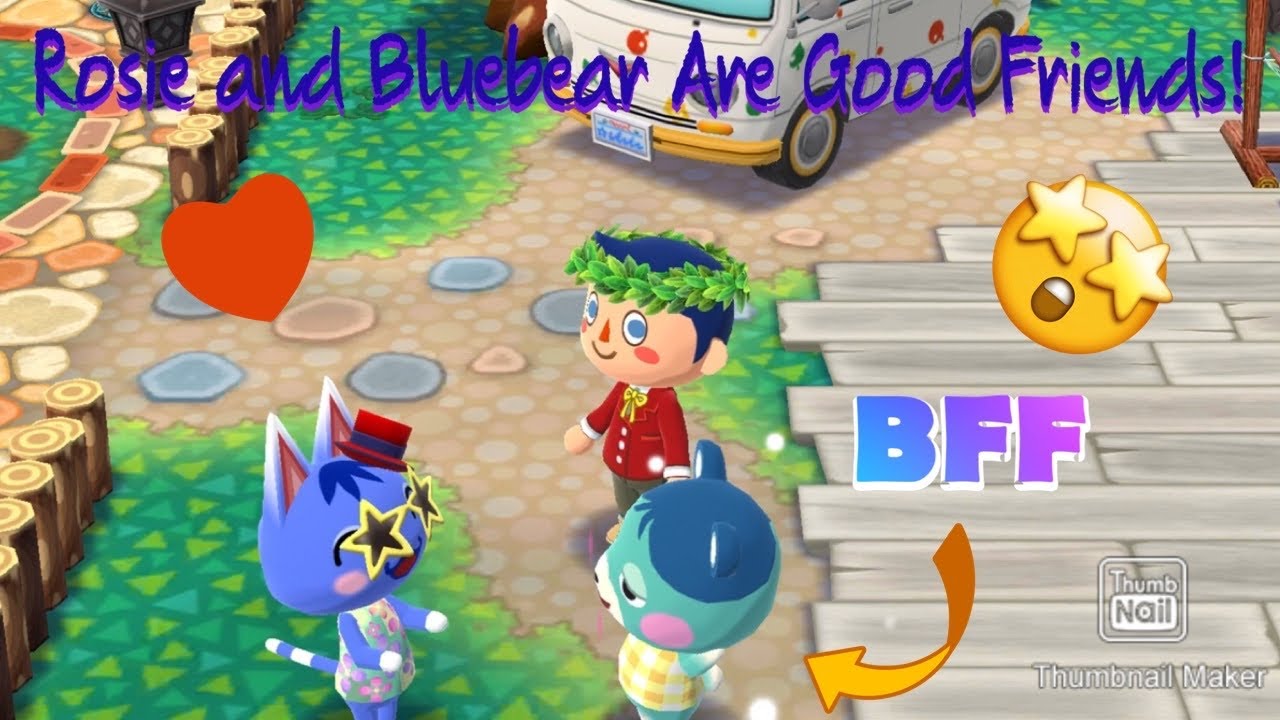 Animal Crossing Pocket Camp Special Clip Rosie and Bluebear are