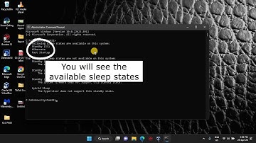 Disable modern standby on Windows 10 and 11