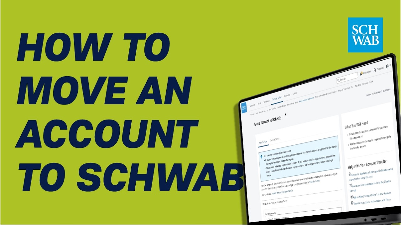 How to Move an Account to Schwab