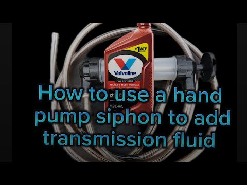 How To Use Fluid Siphon Pump