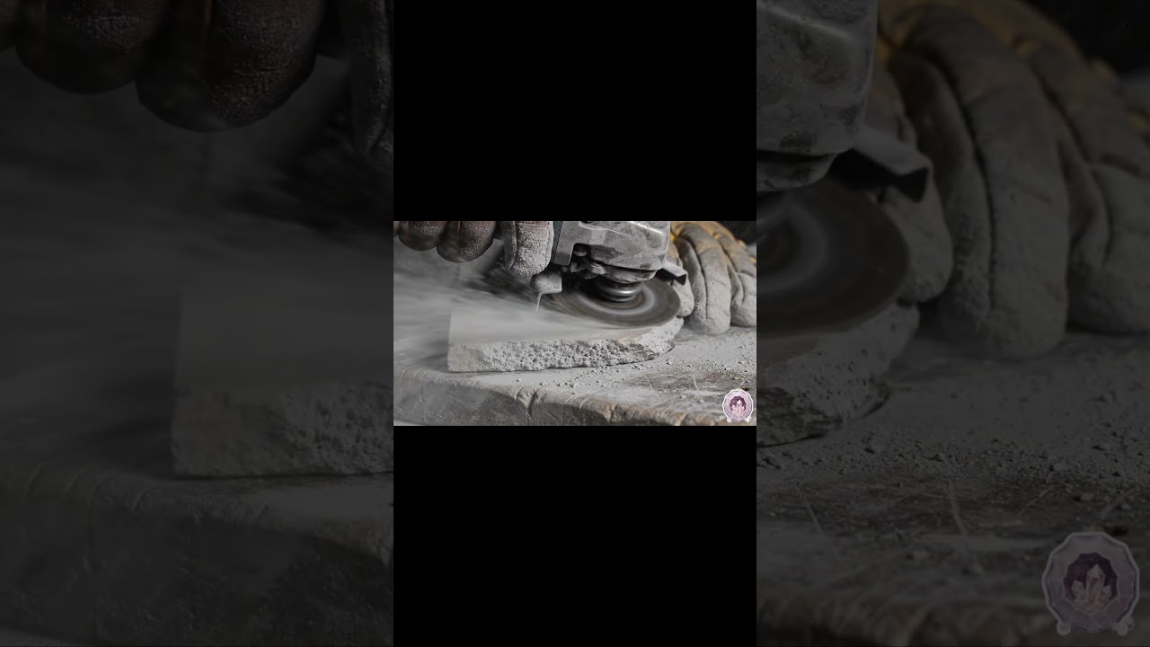 Concrete Tile Scoring ASMR