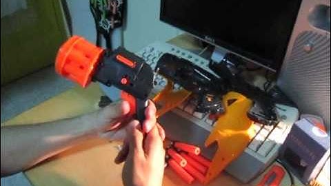 Nerf Snapfire 8 Unboxing & Mod Guide Video (Dart Tag 2012)