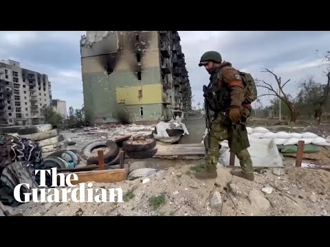 Footage released by Russia purports to show separatist soldiers in Sievierodonetsk