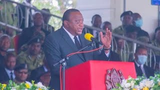 RAIS UHURU KENYATTA ASIMAMISHA HOTUBA KUHESHIMU ADHANA