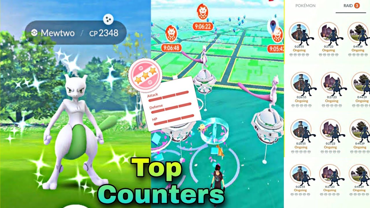 Pokémon GO: Mewtwo Raid Counters