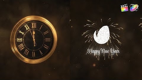 Apple Motion Template | New Year Unique Countdown