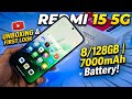Redmi 15 5G Unboxing | Made in India | AI + Huge Battery