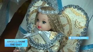 Angels On Display In Ukraine Collection Includes Figures Made By Ukrainian Soldiers