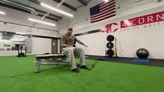 Single Leg Landmine Hip Thrust